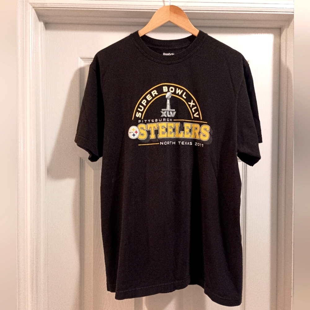 Reebok  2011 Pittsburgh Steelers North Texas Super Bowl Men's XL